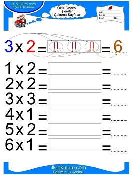 Çocuklar İçin toplam işlemi yaprak testleri 
